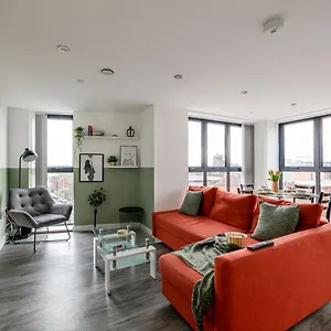 Apartment Stunning 2 Bed With Free Parking Close To Cc, Manchester